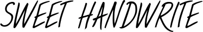 Sweet Handwrite
