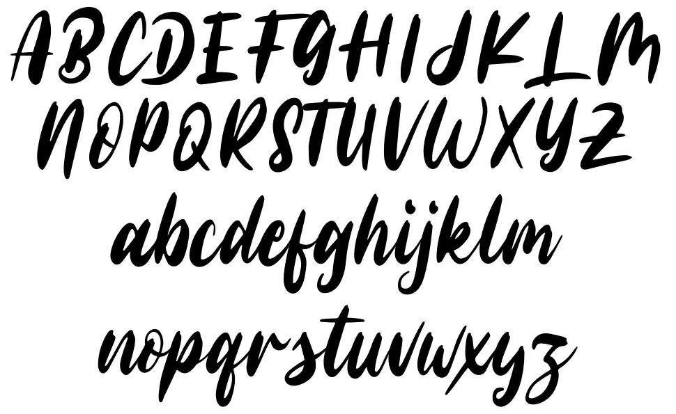 Sweet Nervousfont specimens