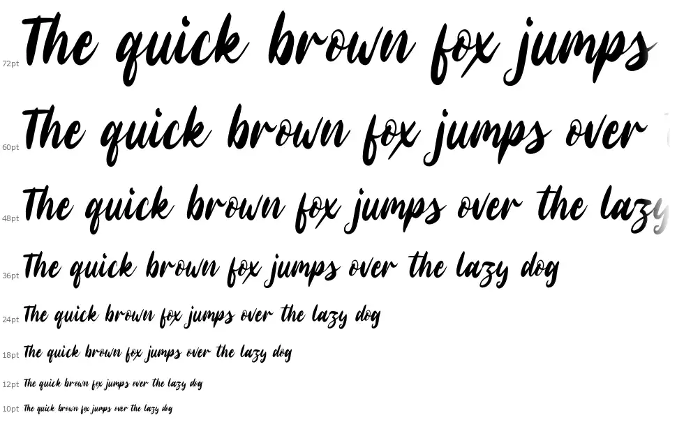 Sweet Nervousfont waterfall