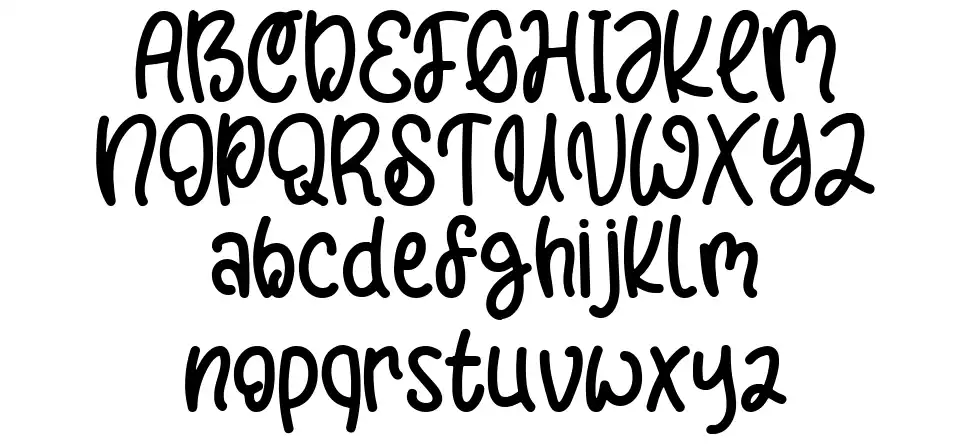 Sweet Watermelonfont specimens