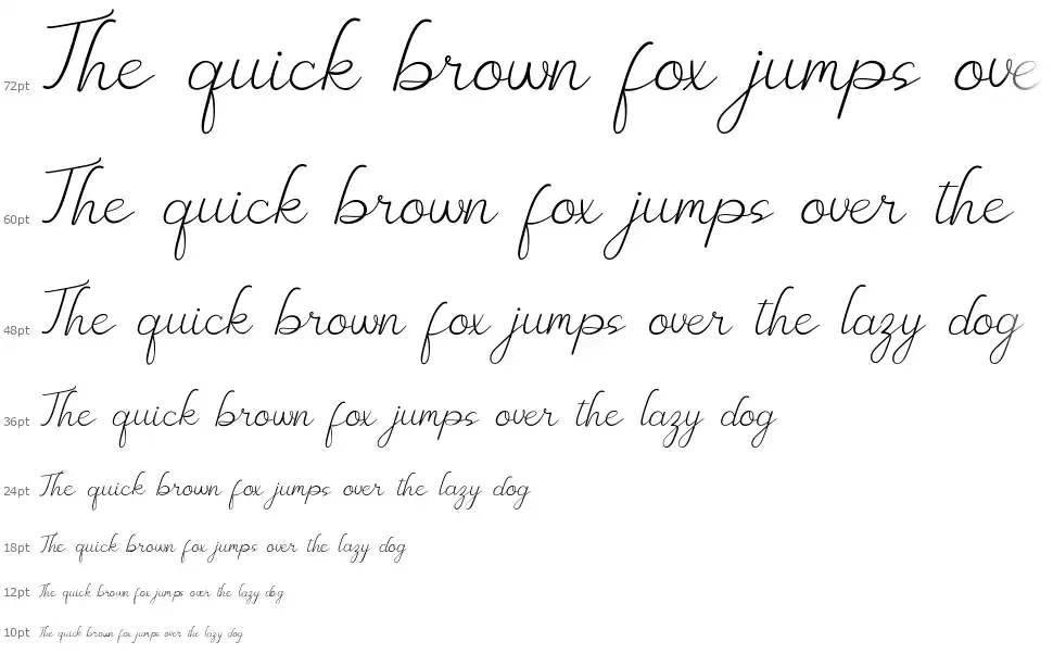 Swing Backfont waterfall