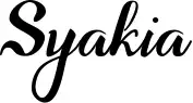 Syakia