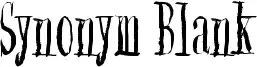 Synonym Blank