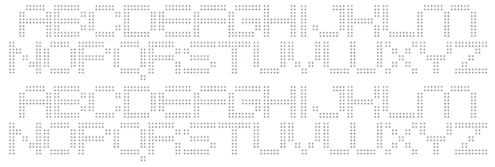 System Hatchfont specimens