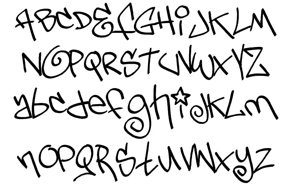 Tags Xtreme 2font specimens