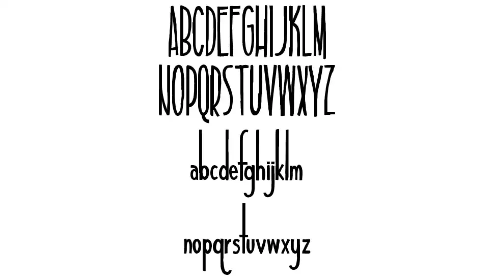 Tall & Slimfont specimens