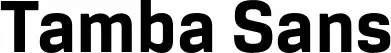 Tamba Sans