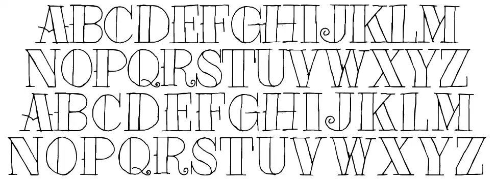 Tat Stylefont specimens