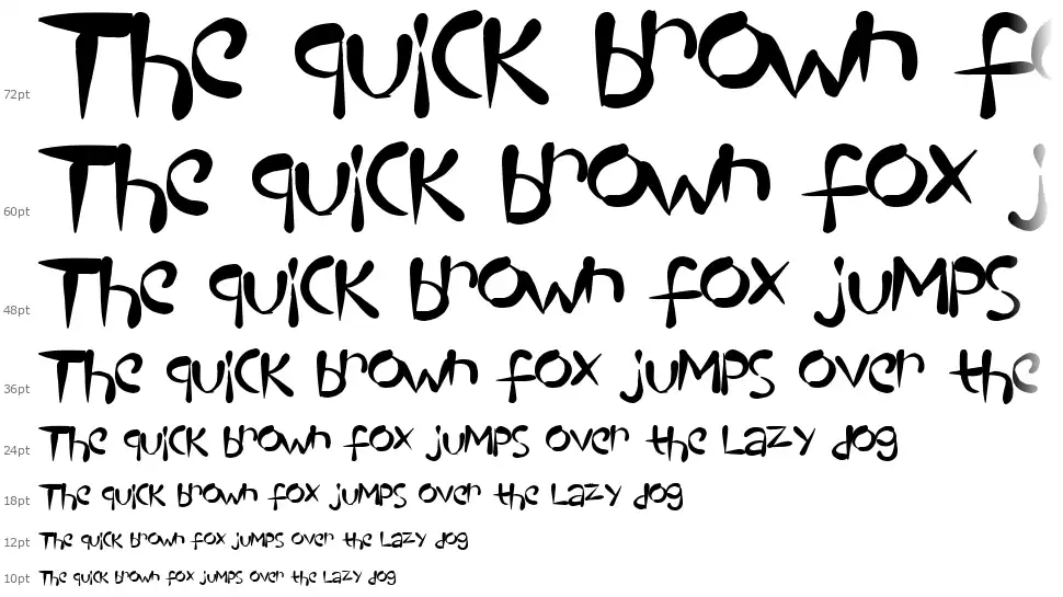 TearDropsfont waterfall