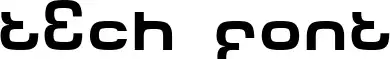 Tech Font