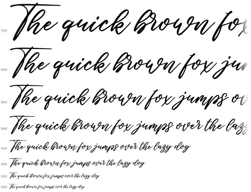 Teeny Tinyfont waterfall