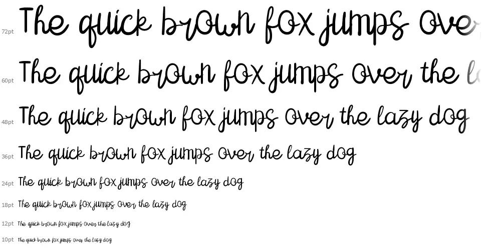 Thankful Sundayfont waterfall