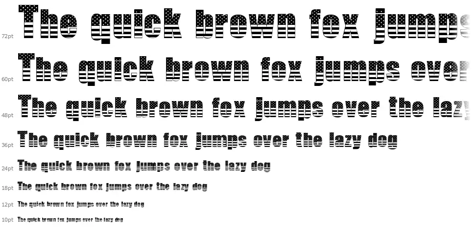 The Americanfont waterfall
