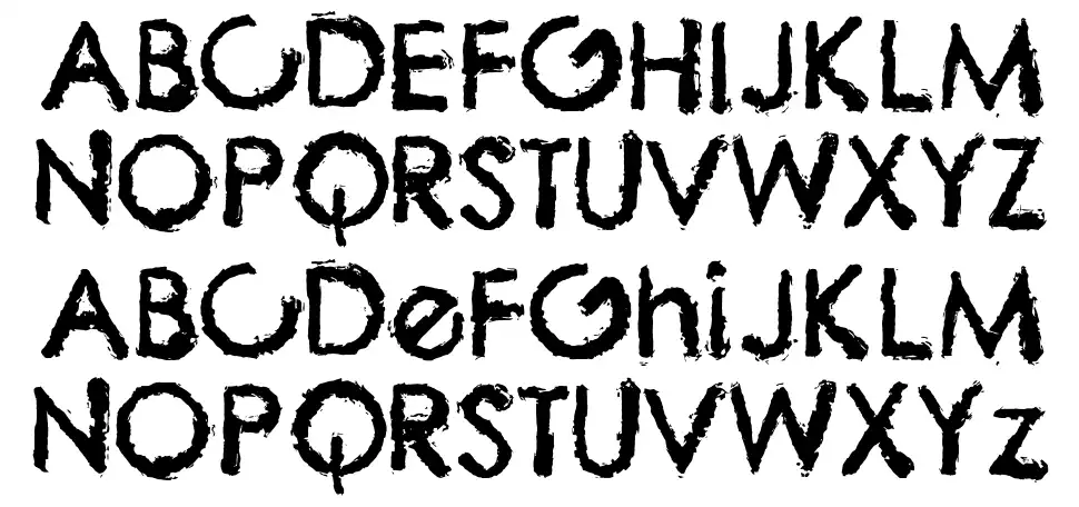 The Bizfont specimens
