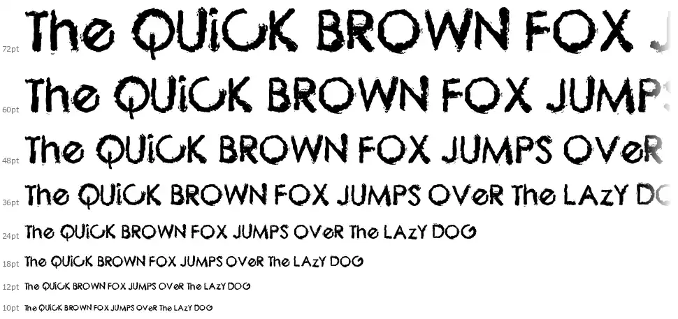 The Bizfont waterfall