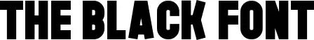 The Black Font
