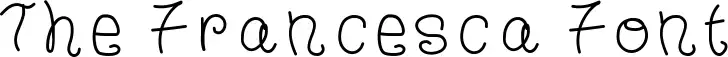 The Francesca Font