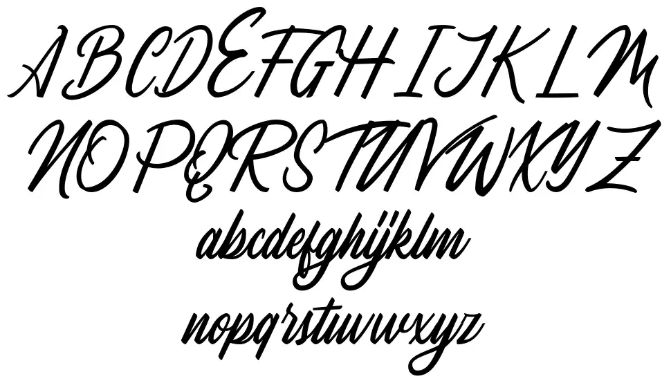 The Greyhoundfont specimens