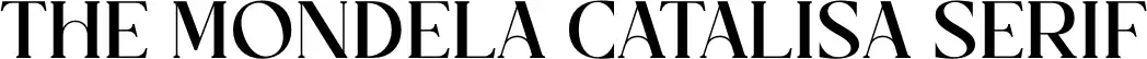 The Mondela Catalisa Serif