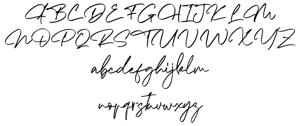 The Morganfont specimens