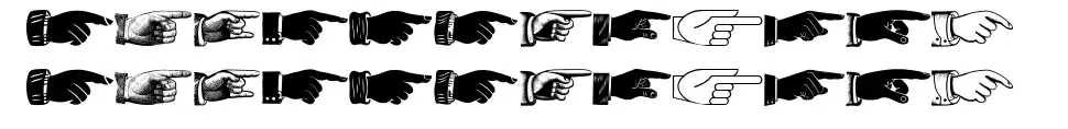 The Pointfont specimens