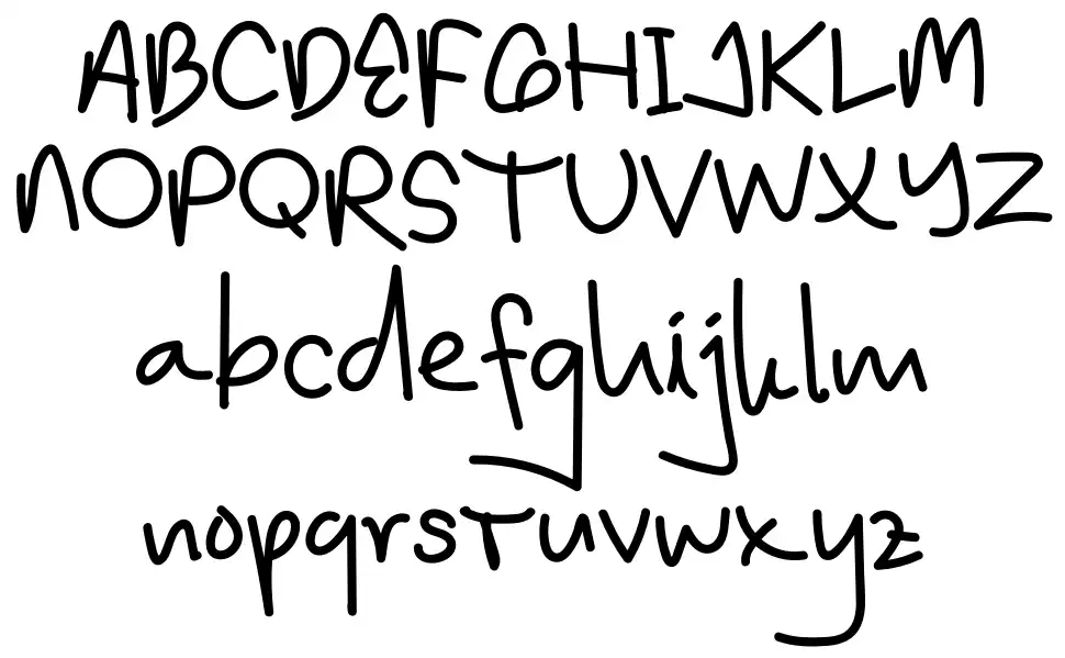 The RightPathfont specimens