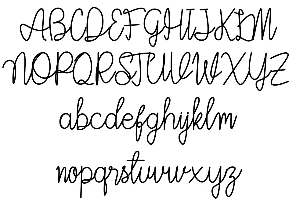 The Treesfont specimens