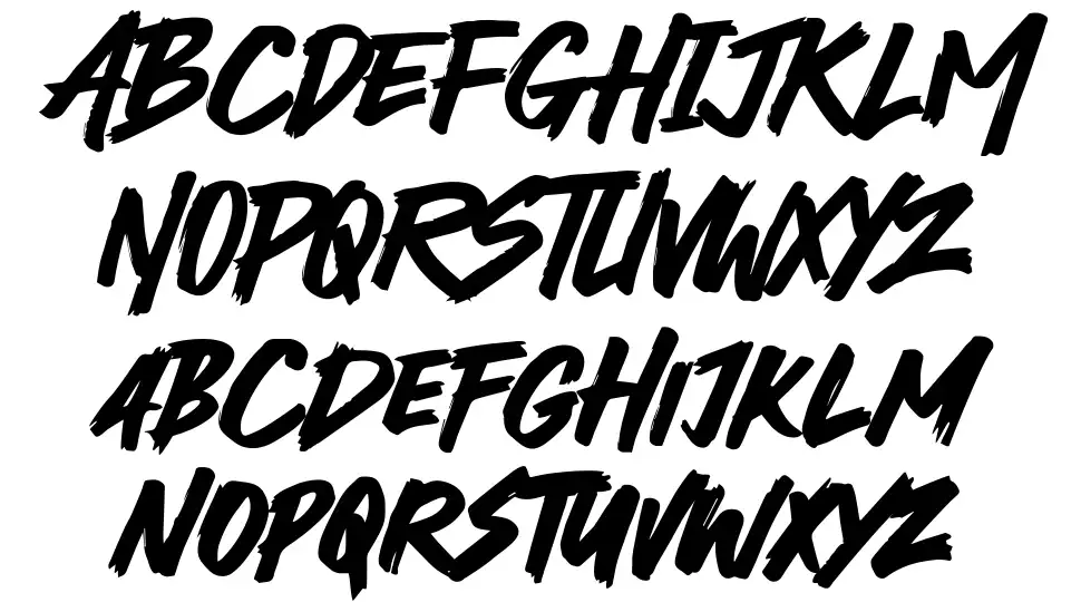 There Bratfont specimens