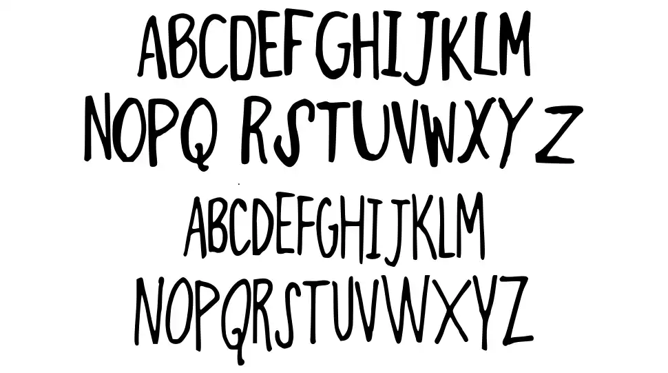 Thin Mintyfont specimens