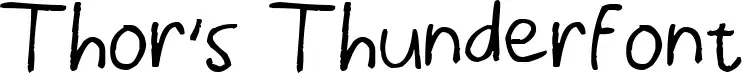 Thor's Thunderfont