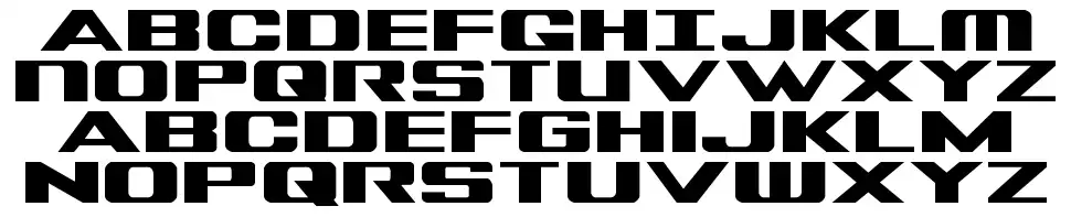 Tigersharkfont specimens