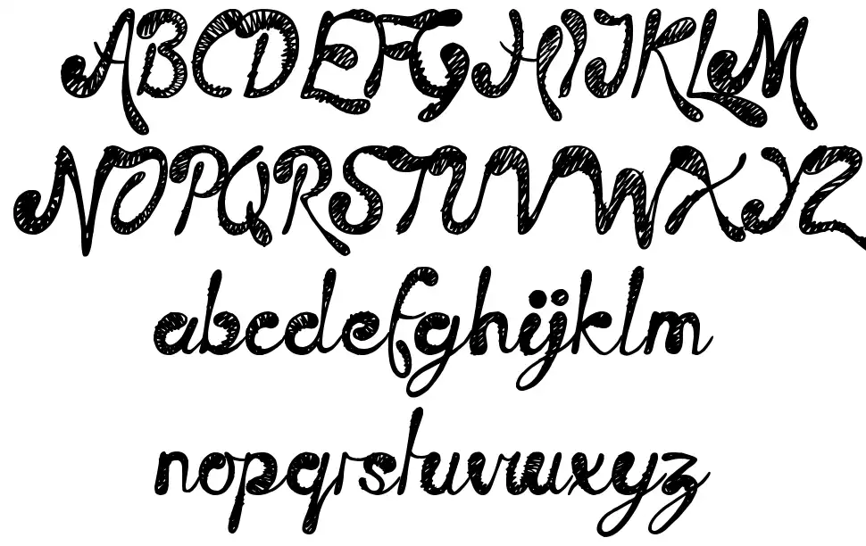 Time Machine font specimens