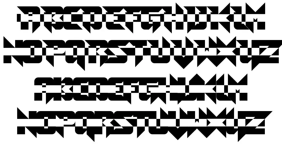 Toe the Linefont specimens