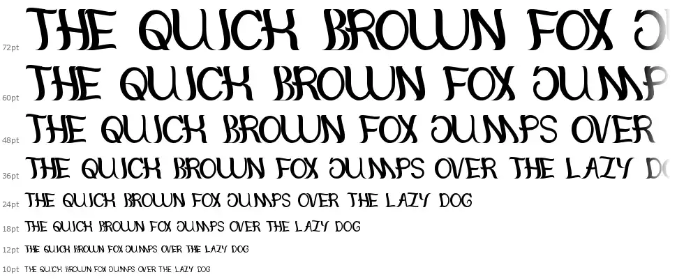 Togetherfont waterfall