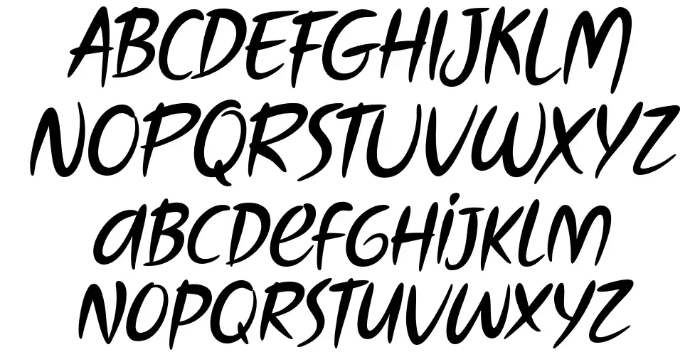 Touch Over Nextfont specimens