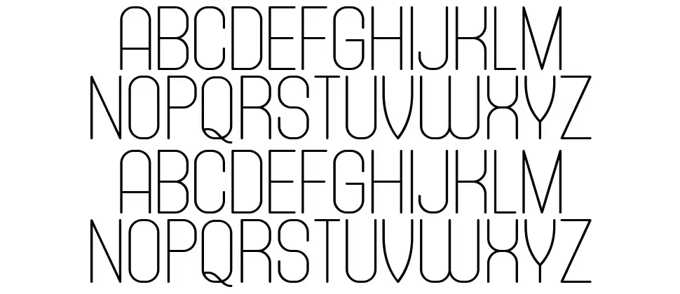 Trackingfont specimens