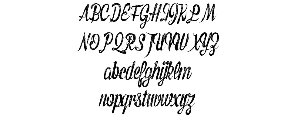 Tragic Prequelfont specimens