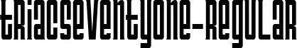 TriacSeventyOne-Regular