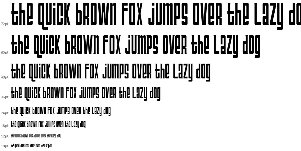 TriacSeventyOne-Regularfont waterfall