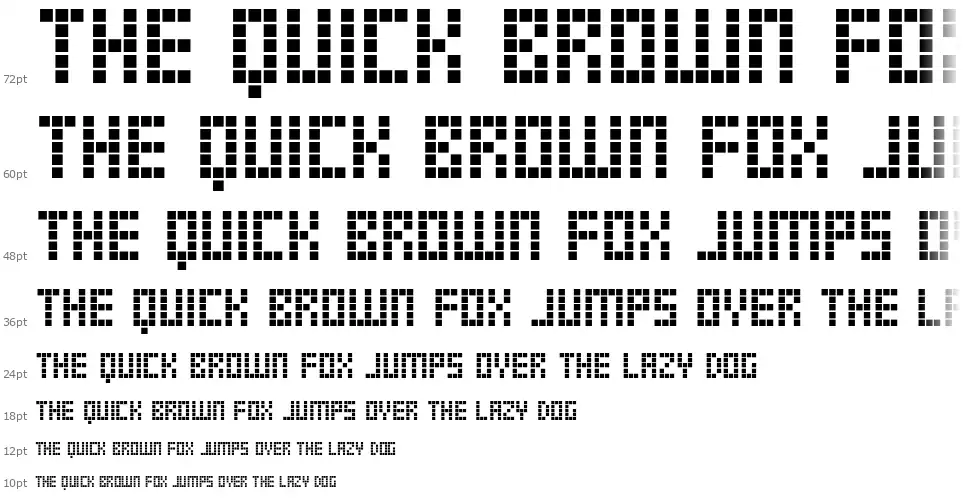 TRS Millionfont waterfall