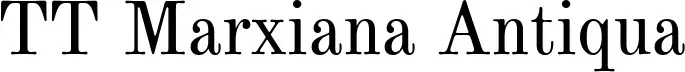 TT Marxiana Antiqua