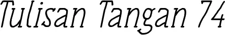 Tulisan Tangan 74