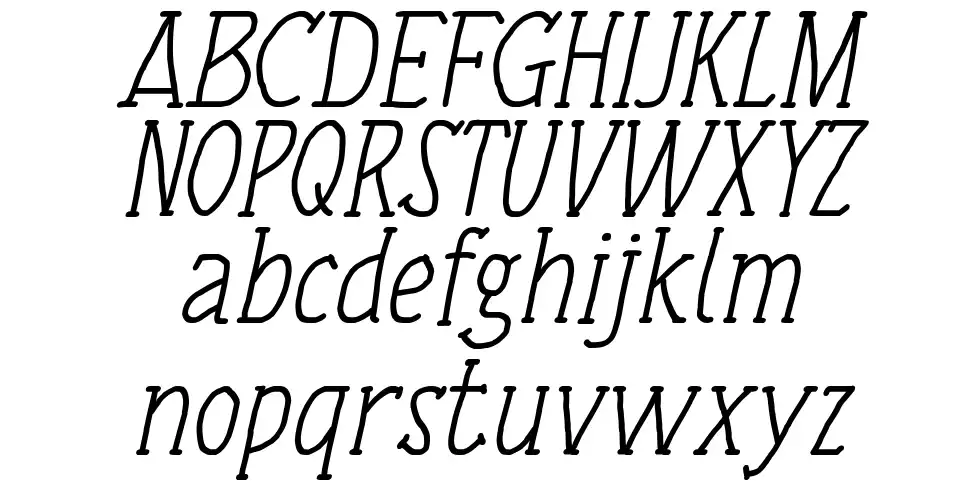 Tulisan Tangan 74font specimens