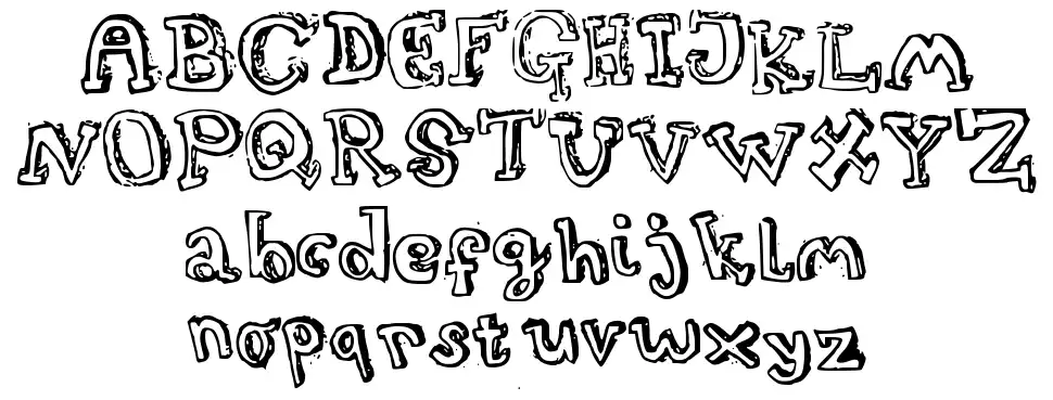 Turtleneckfont specimens