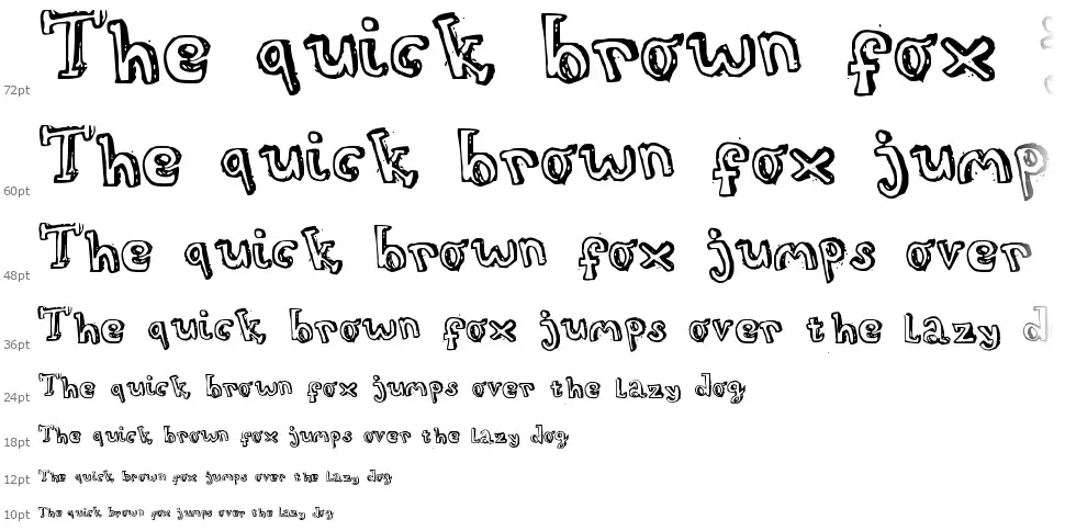 Turtleneckfont waterfall