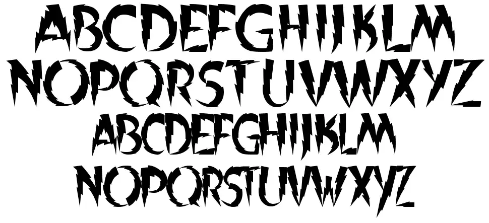 Tuzos Voltfont specimens
