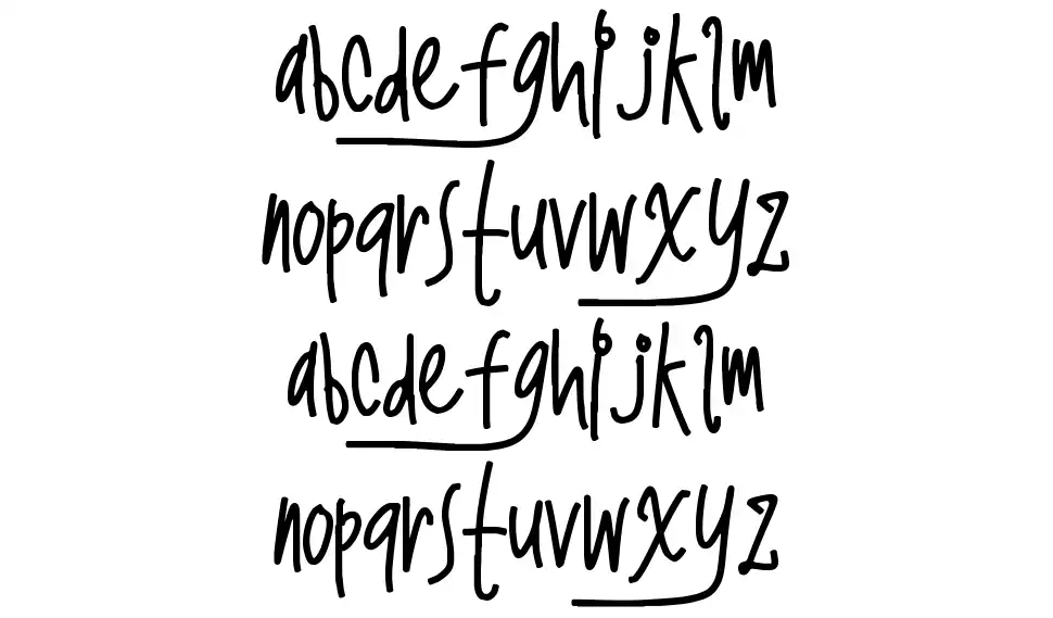Twerking Nastyfont specimens