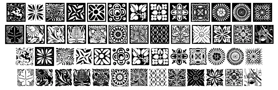 Typo Backgroundsfont specimens
