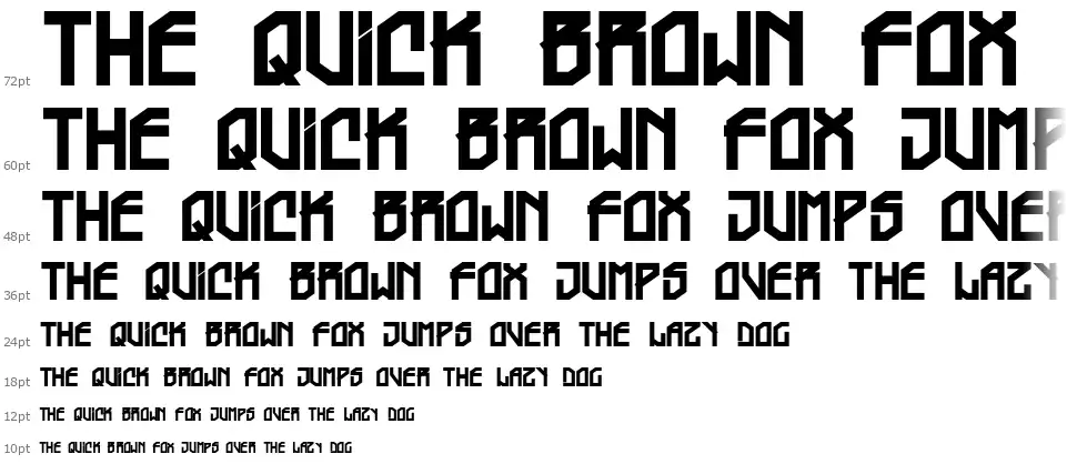Typografffont waterfall
