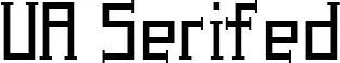 UA Serifed